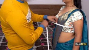 هندي Bhabhi يغوي السيدات خياط ل سخيف جنس فيديو