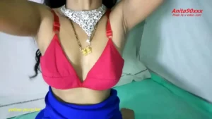 Indien chaud sexy bhabi ki chudai bleu saree moi Desi vidéo