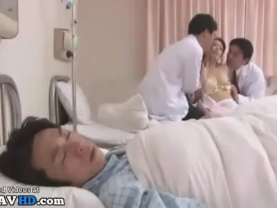 Japanese sweet nurse gets pornhub fucked in front of her patient